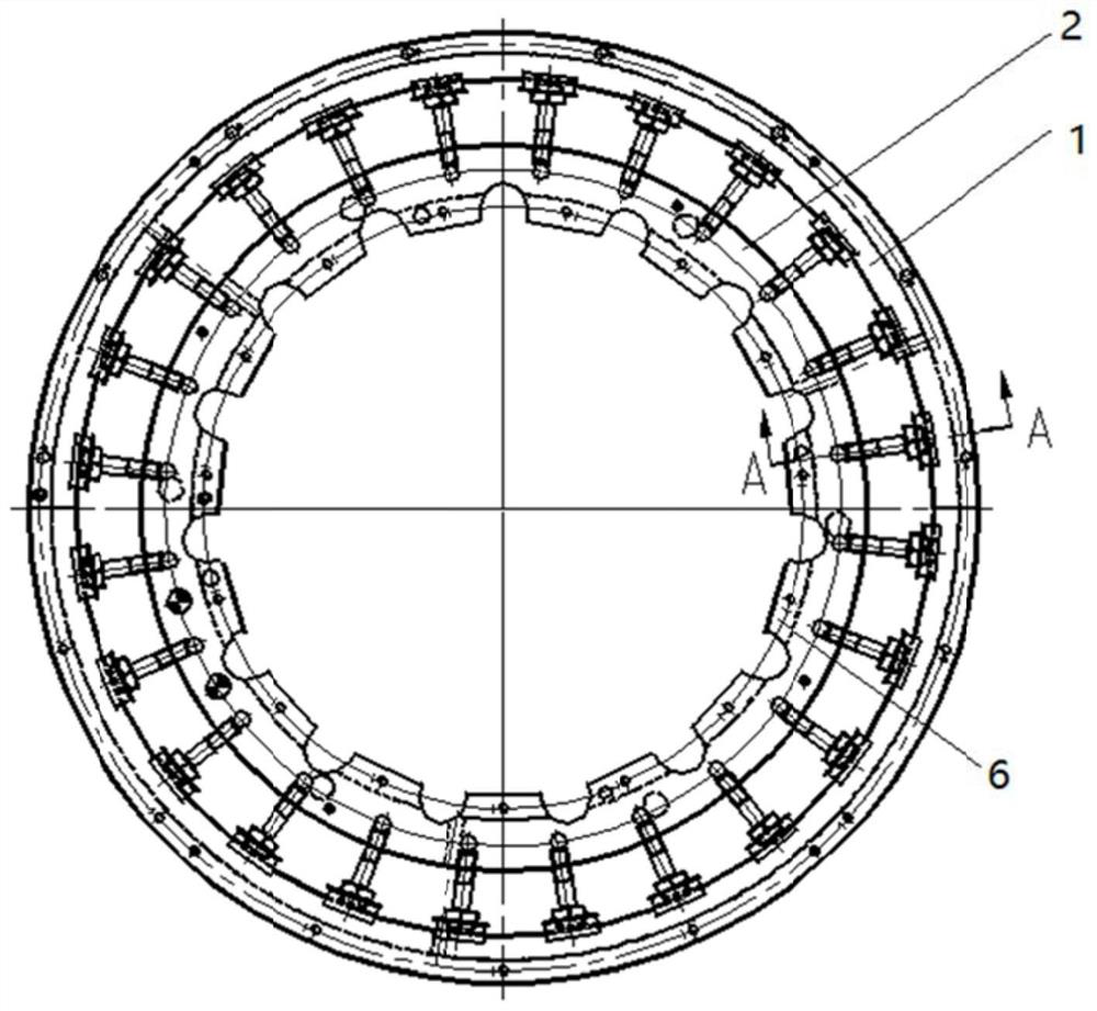 Anti-vibration device of vertical thrust sliding bearing