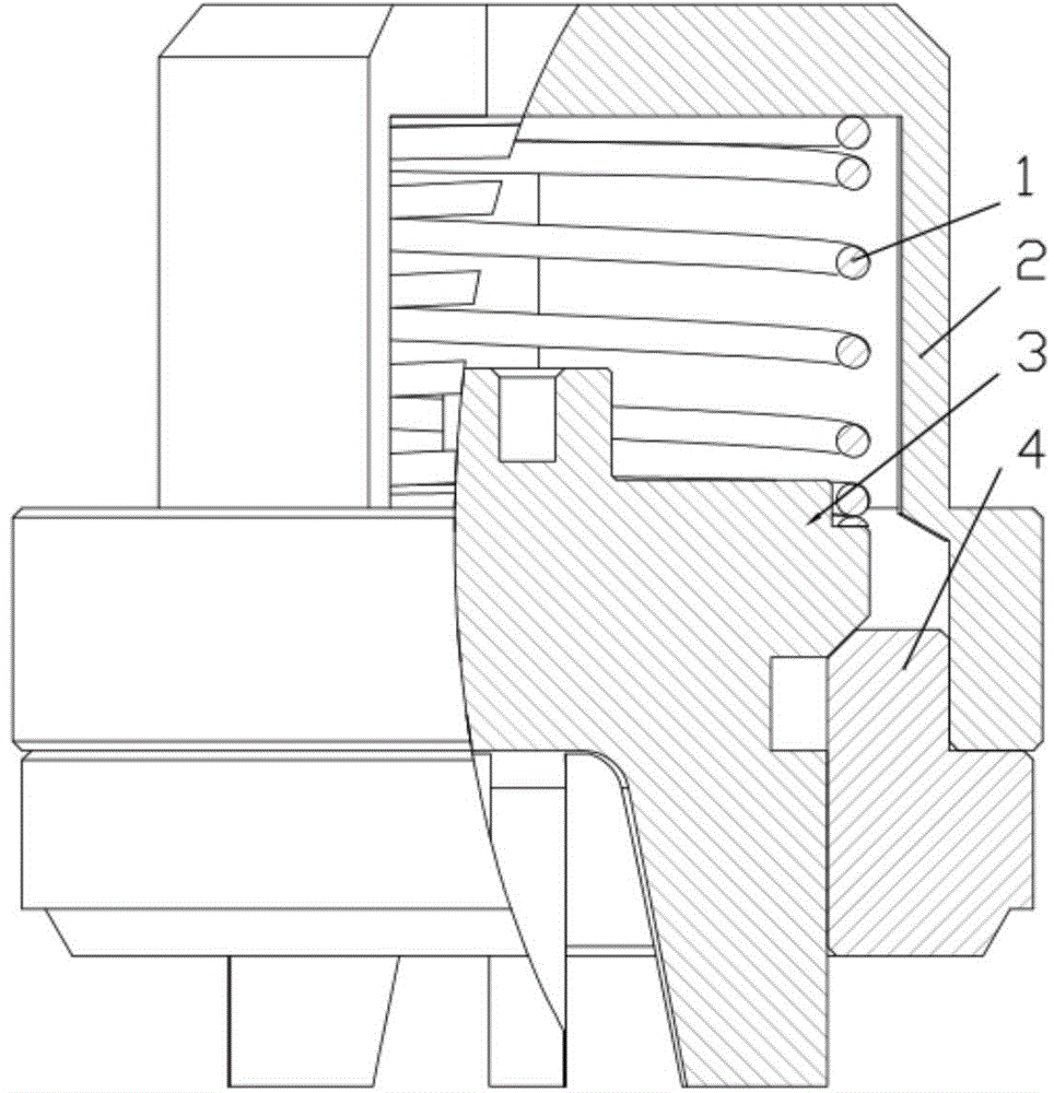 Liquid feeding and draining one-way valve of urea liquid ammonia pump