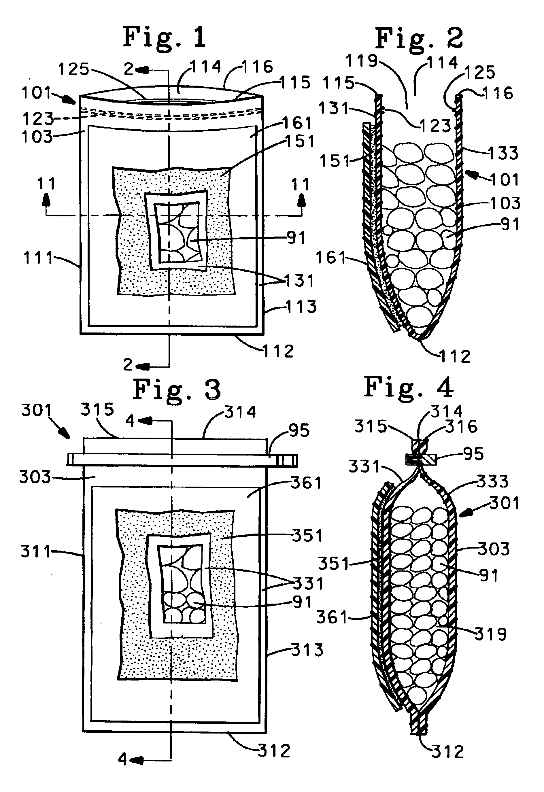 Non-slip ice bag device and method for using same to treat patients