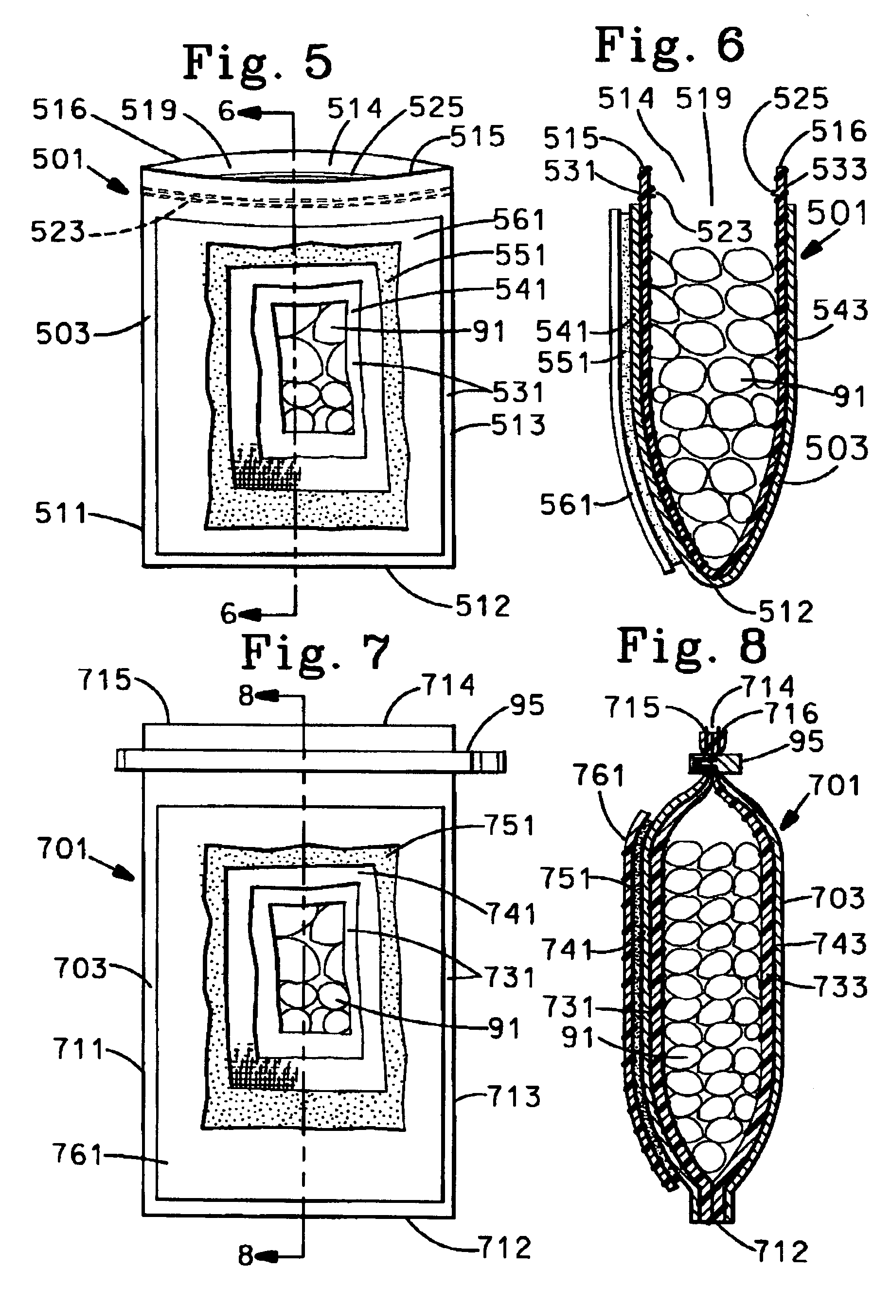 Non-slip ice bag device and method for using same to treat patients