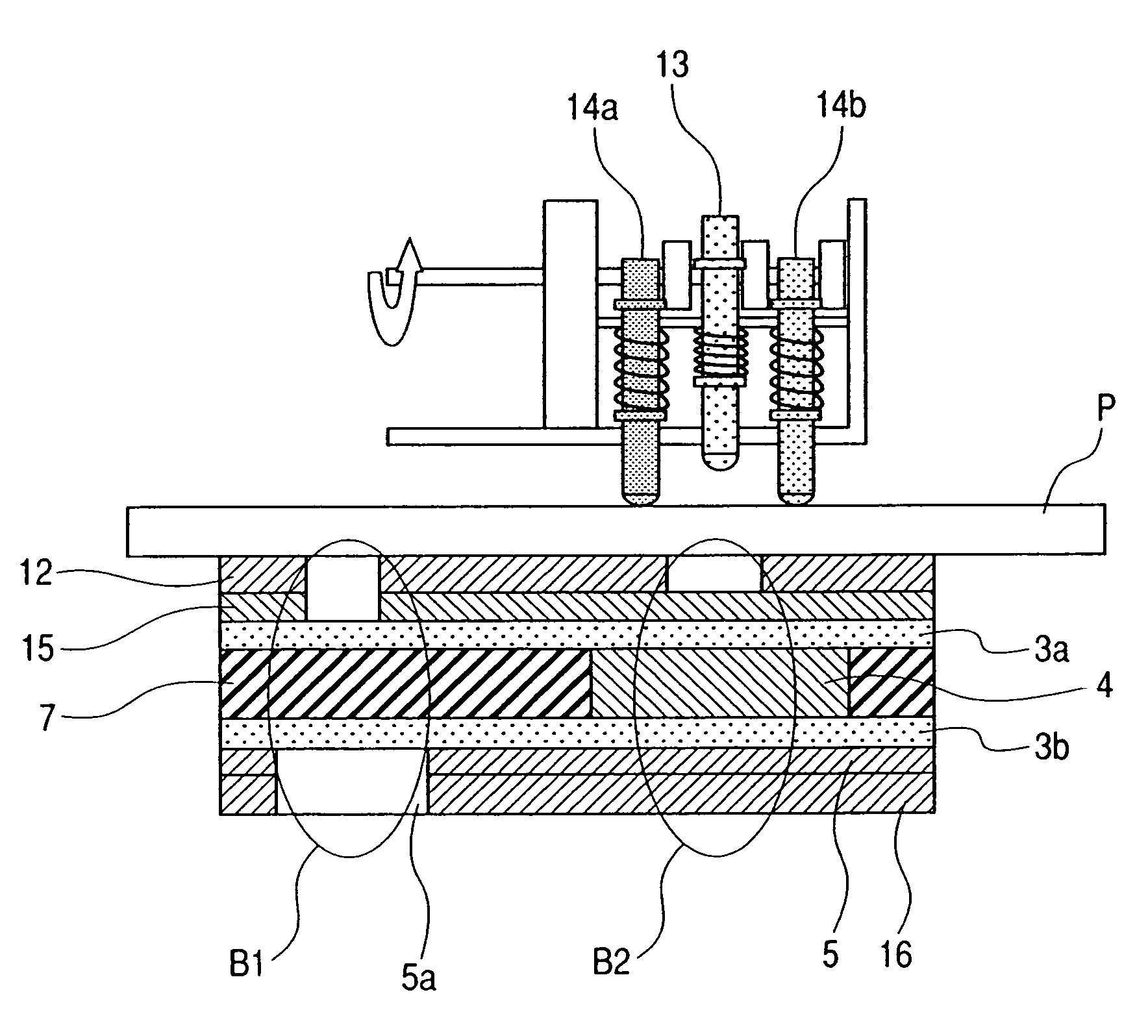 Device for identifying types of sheet materials