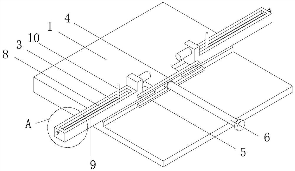 A detection jig convenient for the use of various specifications of auto parts