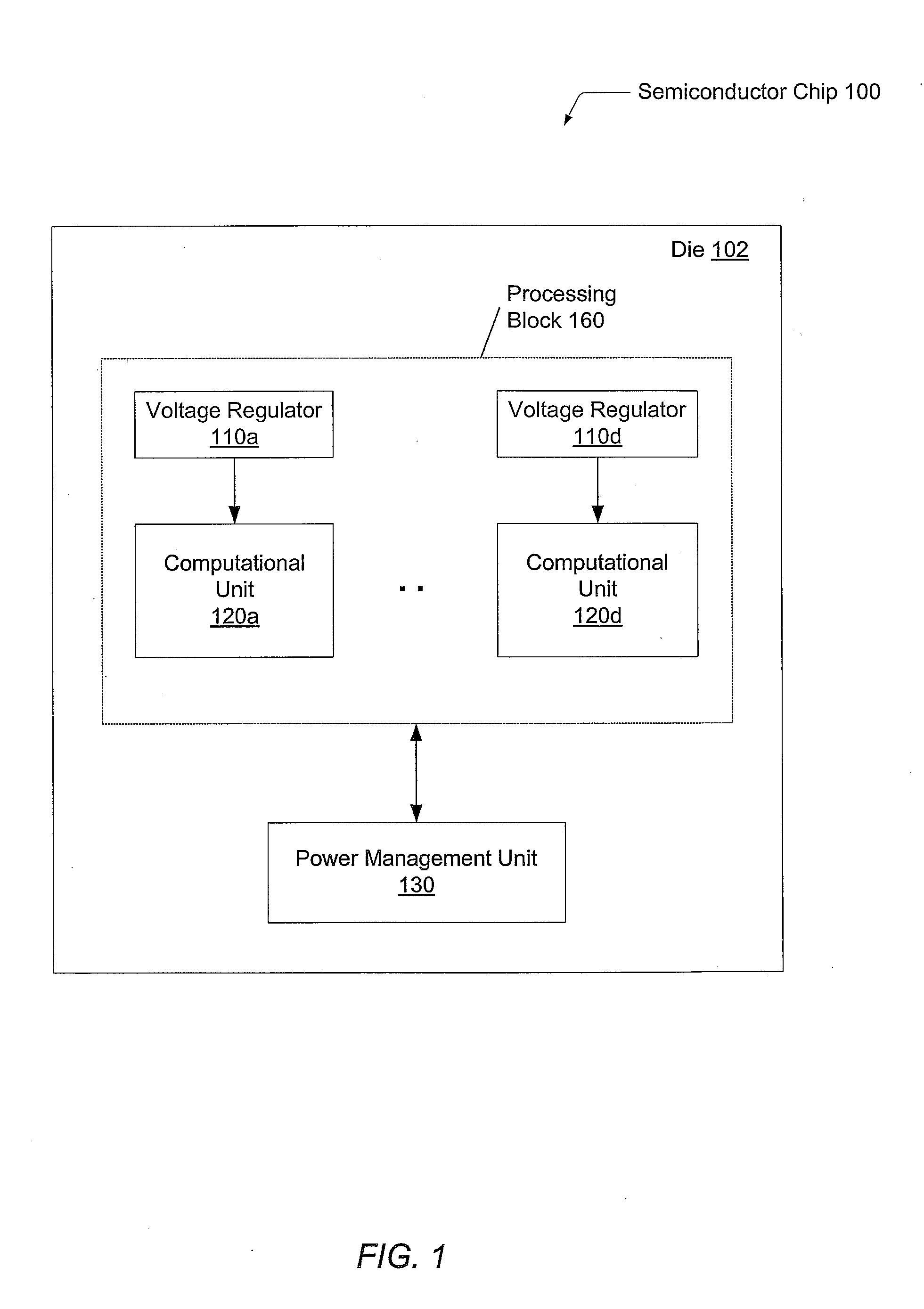 Managing current and power in a computing system