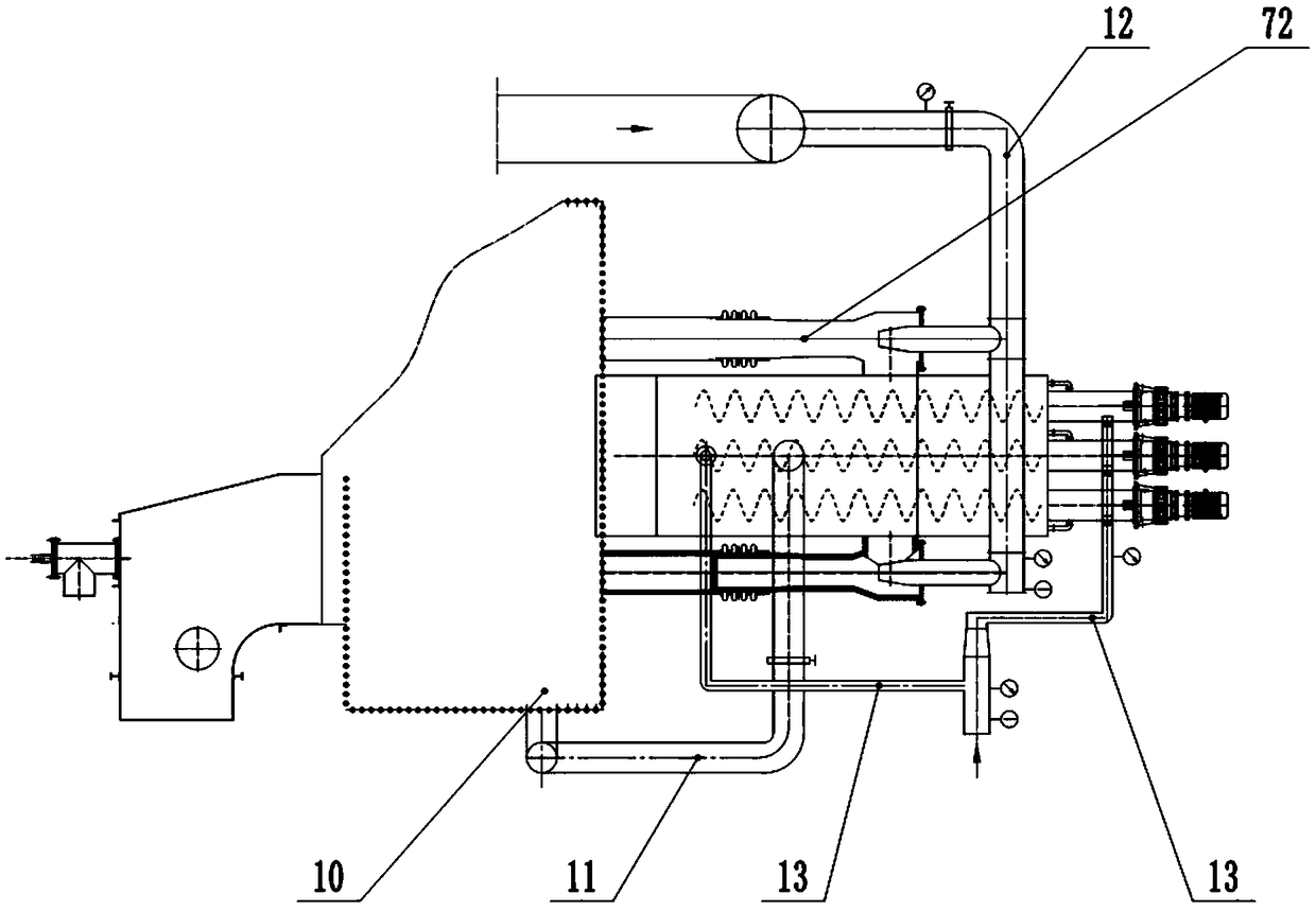 Preheating and anhydration device for garbage