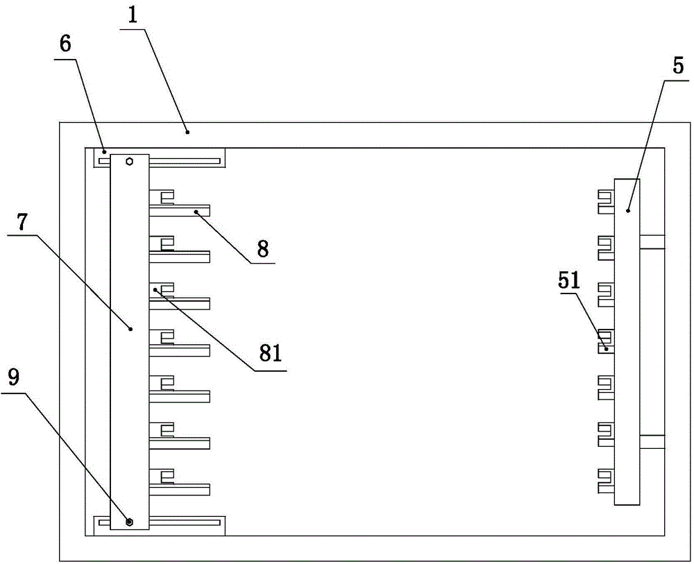 Caesium-potassium soaking device for fireproof glass