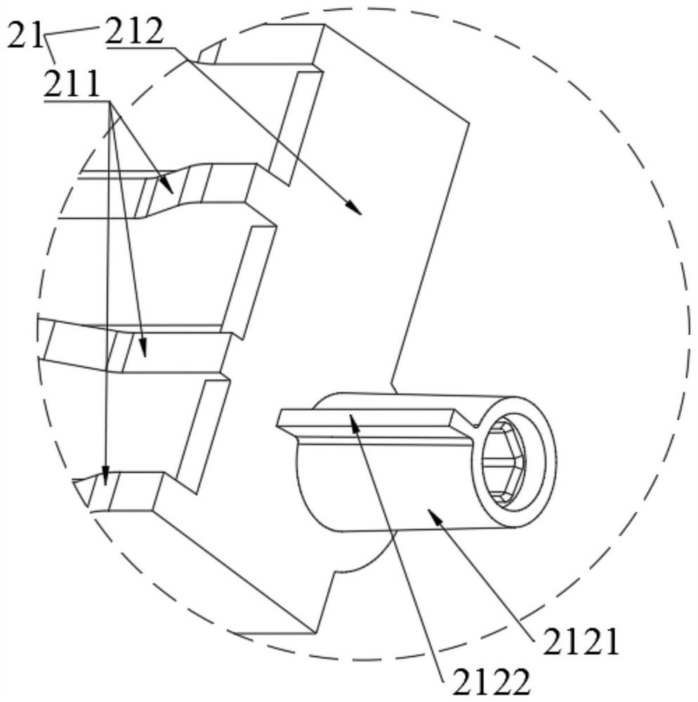 Air sweeping plate structure and air conditioner