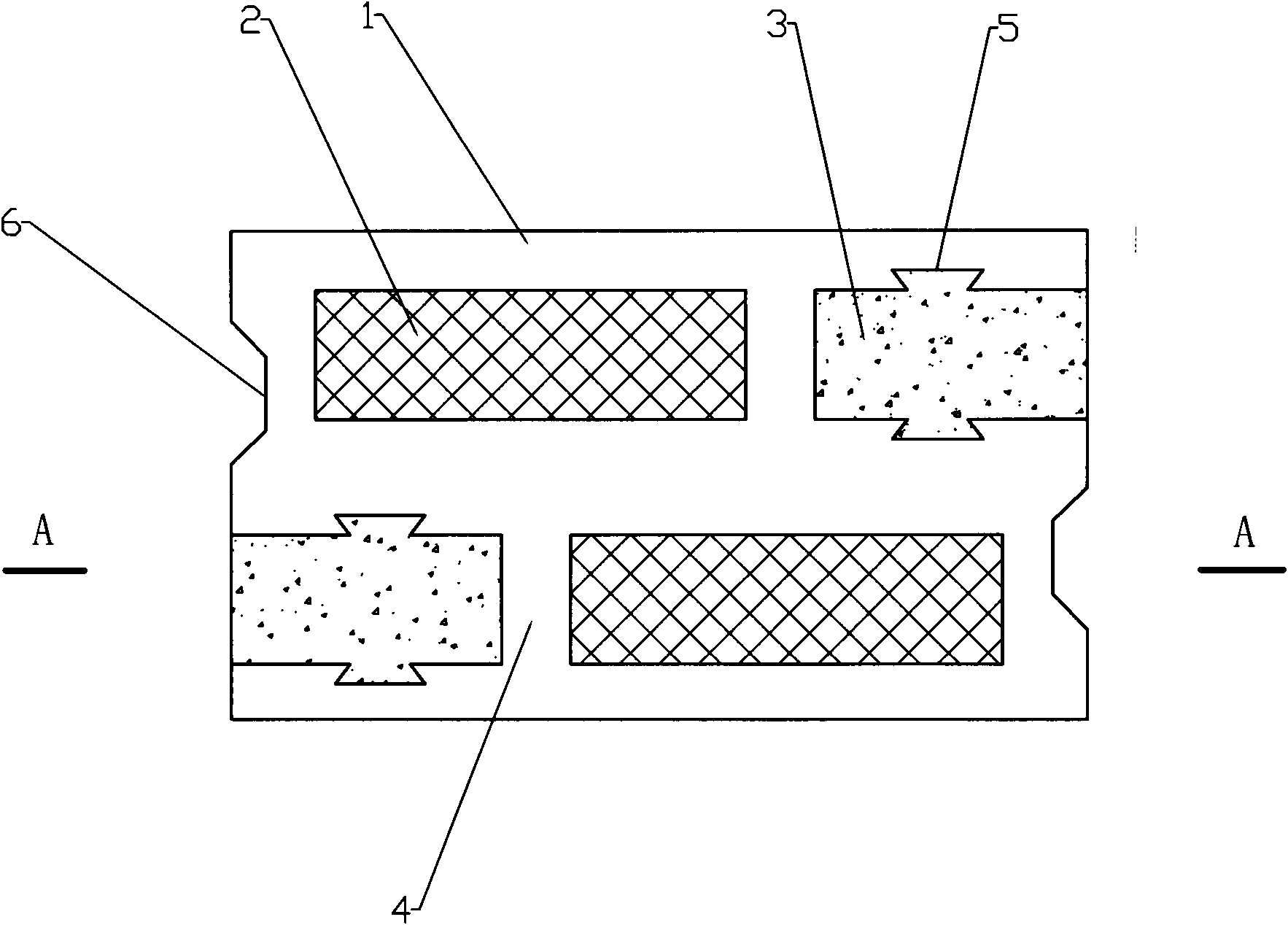 Novel composite building energy-saving building block and manufacturing method thereof