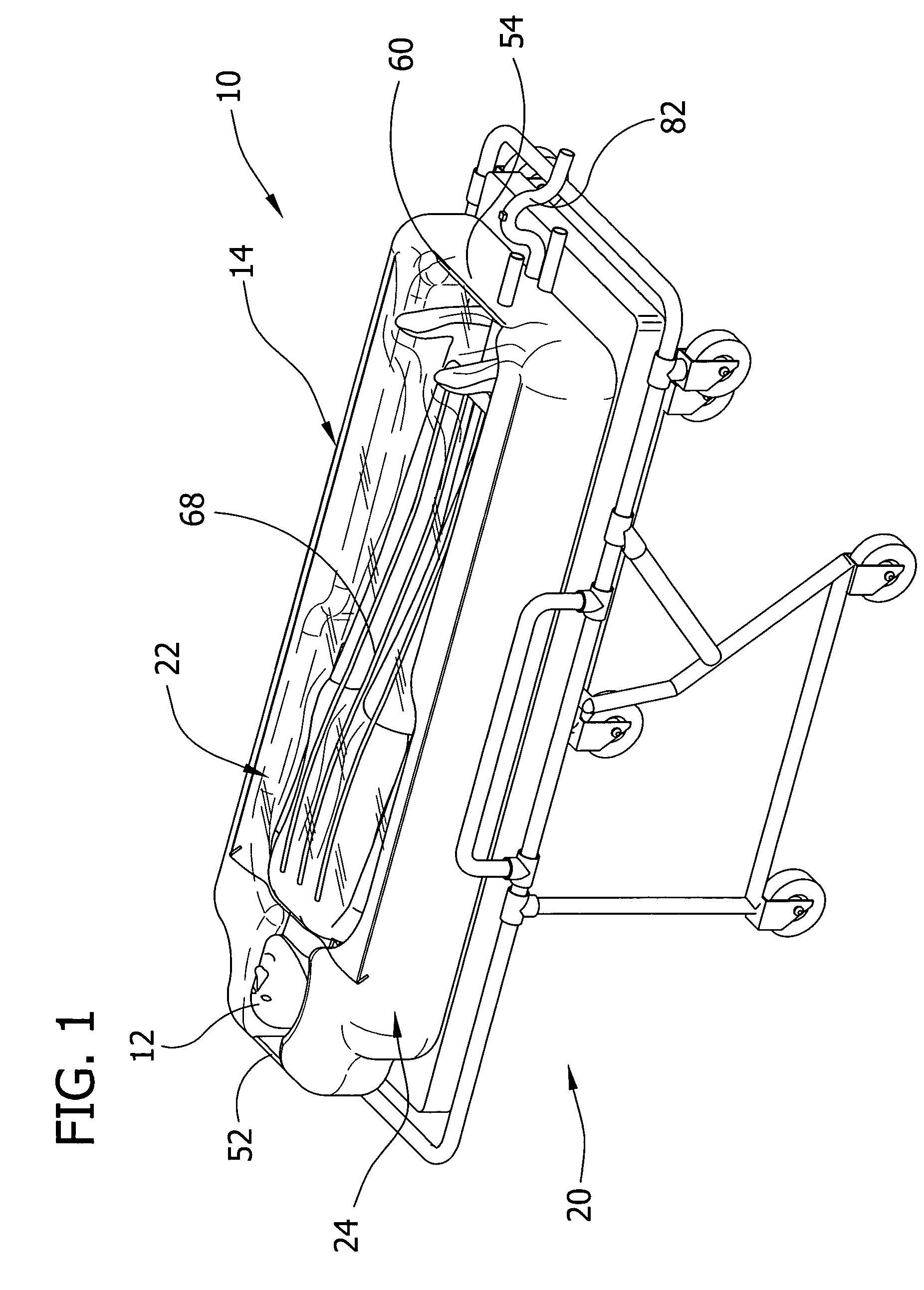 Apparatus for altering the body temperature of a patient