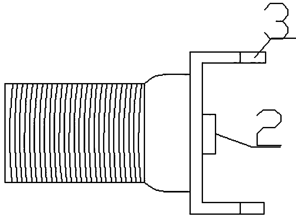 Connector with metal rack