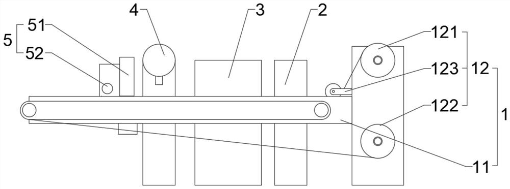 Gypsum board base plate production device