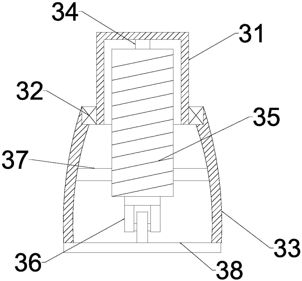 Pipe machining supporting device with elastic supporting and fixing functions