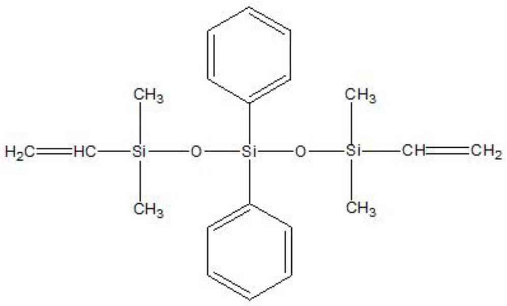 A kind of preparation method of 1,5-divinyl-3,3-diphenyl-1,1,5,5-tetramethyltrisiloxane
