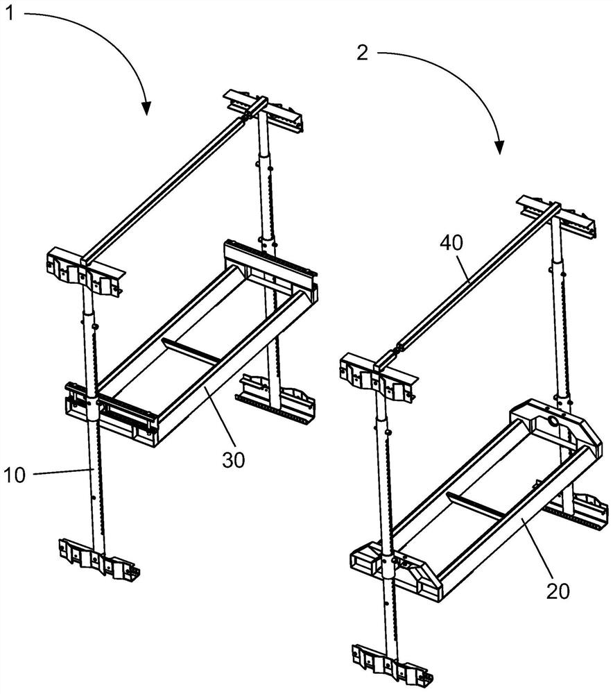 Car transport frame for container and container with same