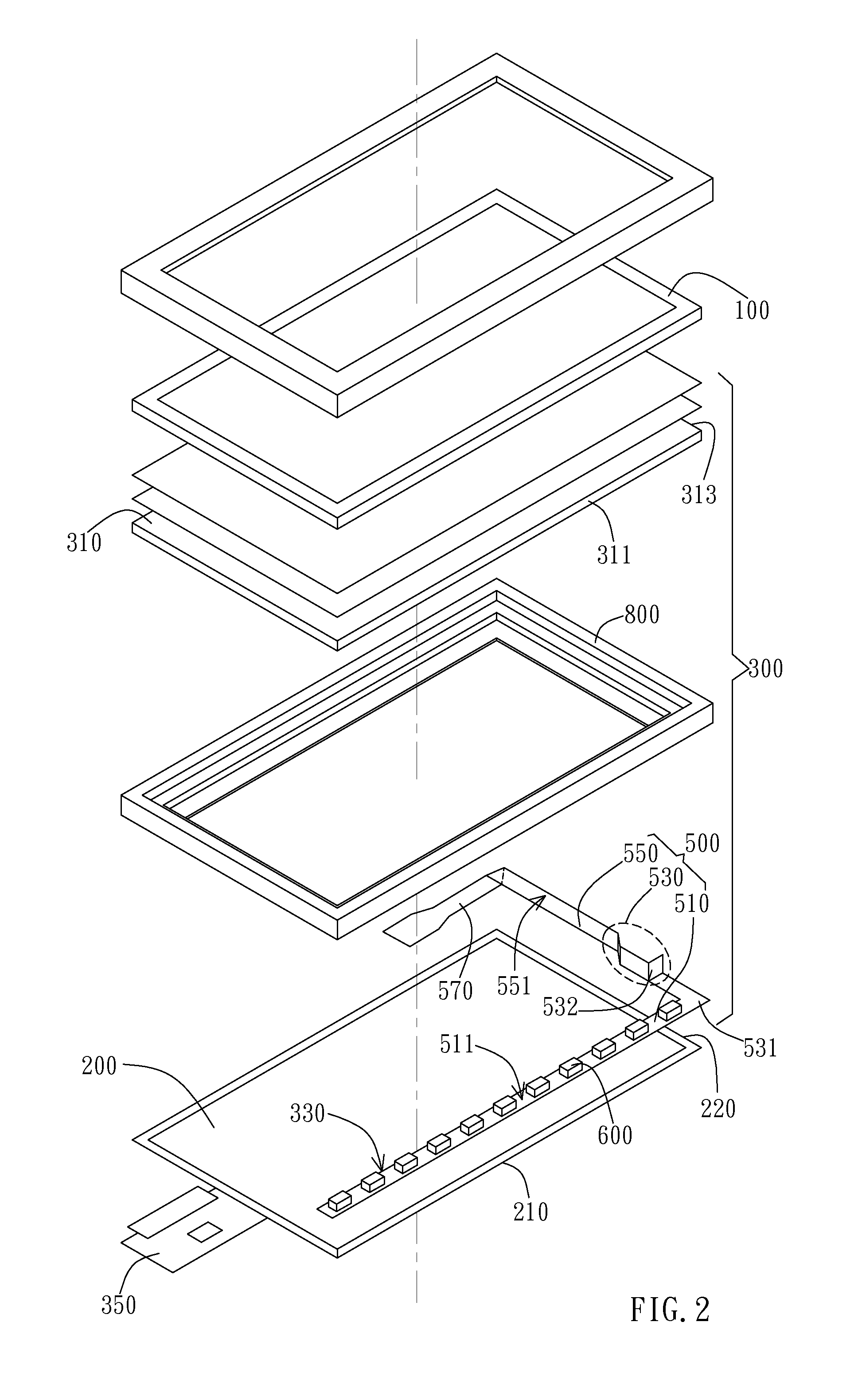 Backlight Module with Low Electromagnetic Interference and Display Device Using the Same