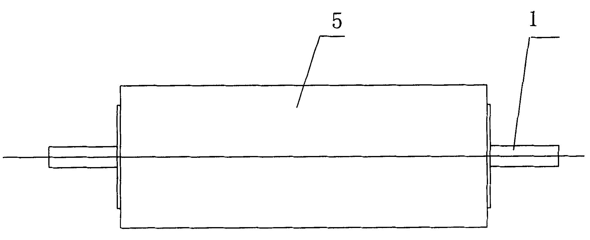 Cushioning type ball winding rod device