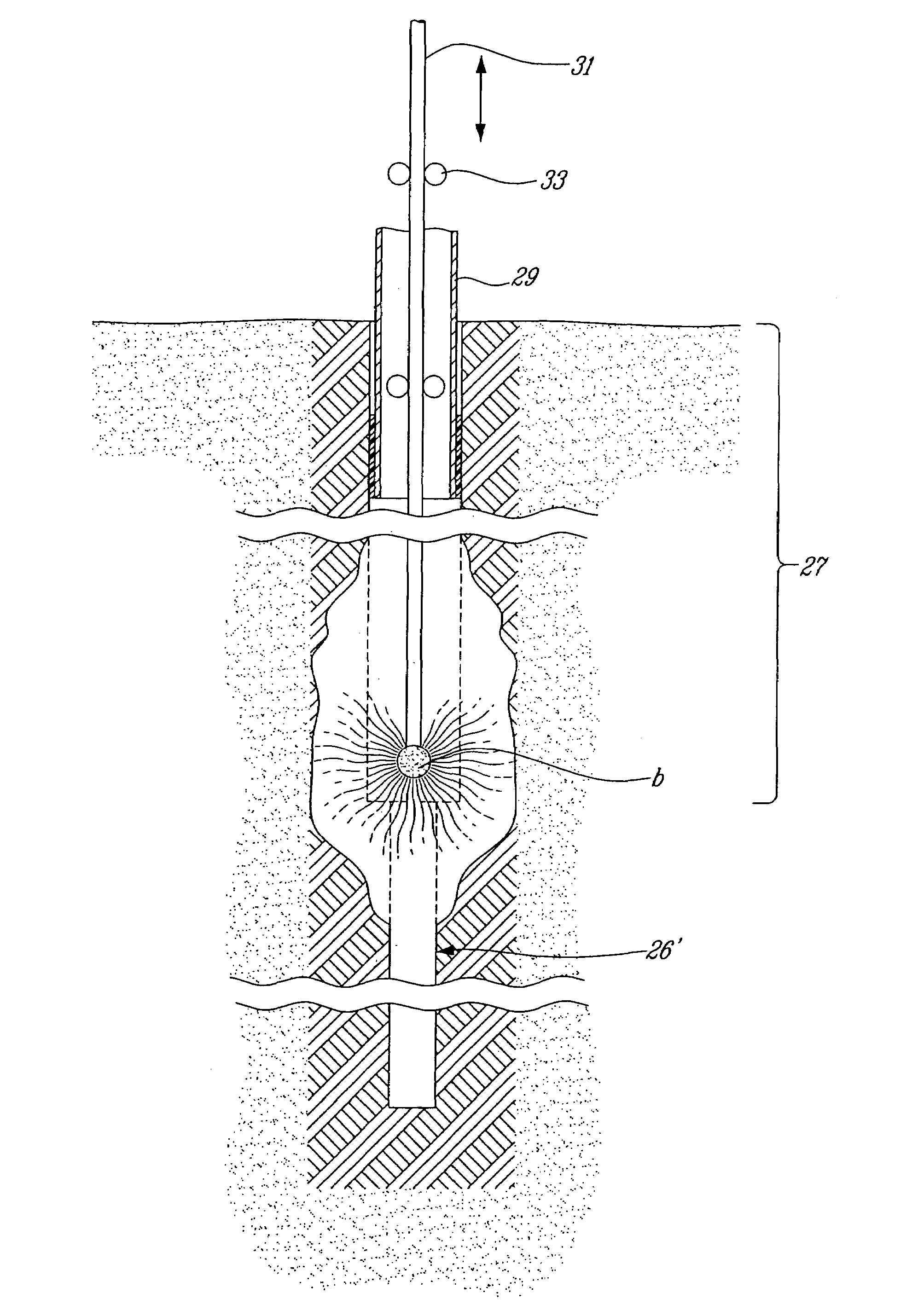 Thermal rock fragmentation application in narrow vein extraction