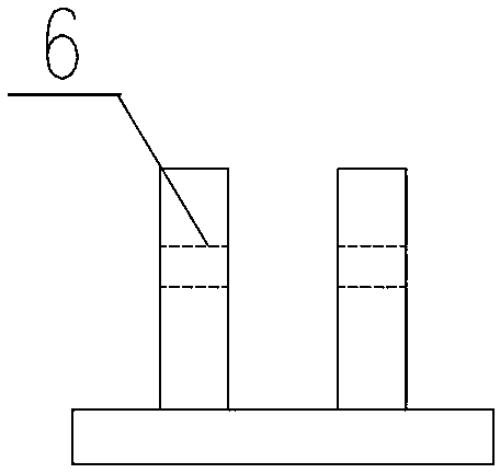 Gate pier connection structure of marine construction in high seismic intensity region and construction method thereof