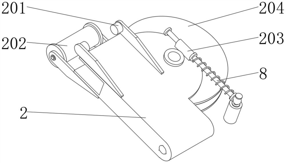 Cable construction conveying guide structure