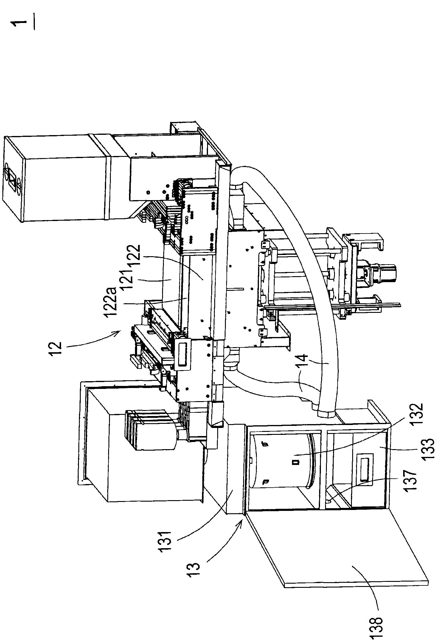 Powder filtering system and self cleaning assembly thereof