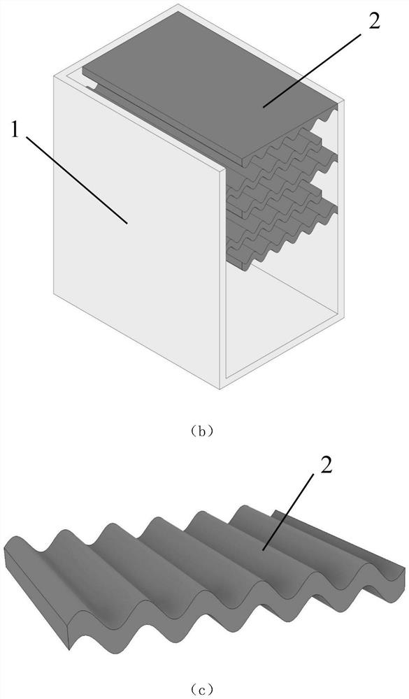 Rough folding type sub-wavelength low-frequency sound absorption structure