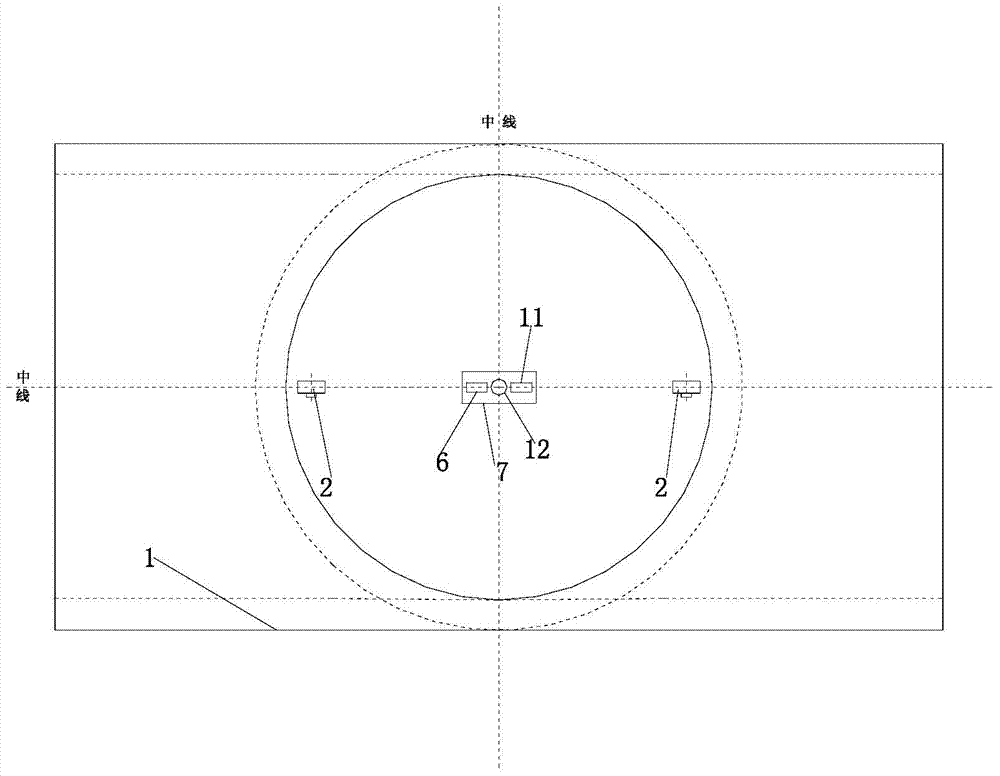 Device and method for hydraulic structure deformation distribution type optical fiber monitoring