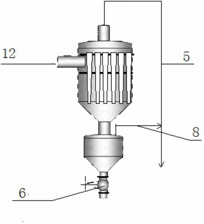 Multi-barrel cyclone desander and multi-barrel cyclone desanding method