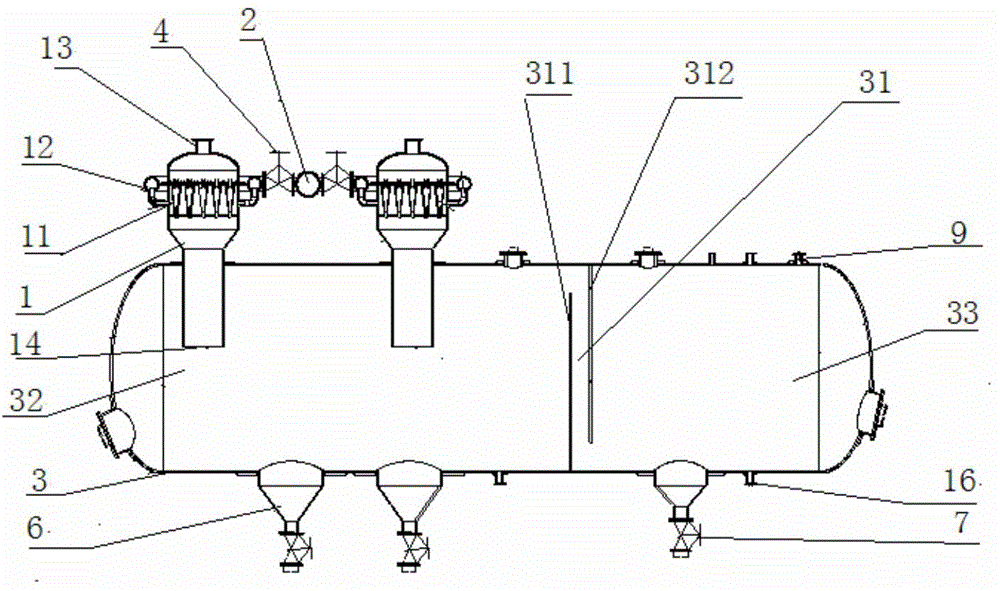 Multi-barrel cyclone desander and multi-barrel cyclone desanding method