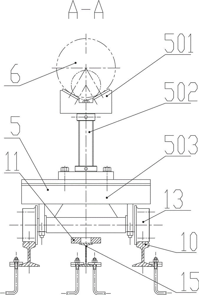 Horizontal cylinder assembling mechanism of hydraulic oil cylinder