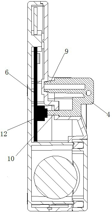Anti-disassembly structure for meter reading module of intelligent gas meter based on Internet of Things
