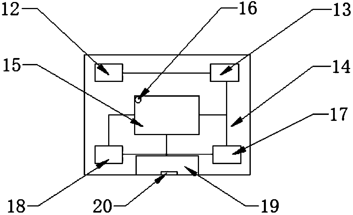 Indoor automatic positioning device