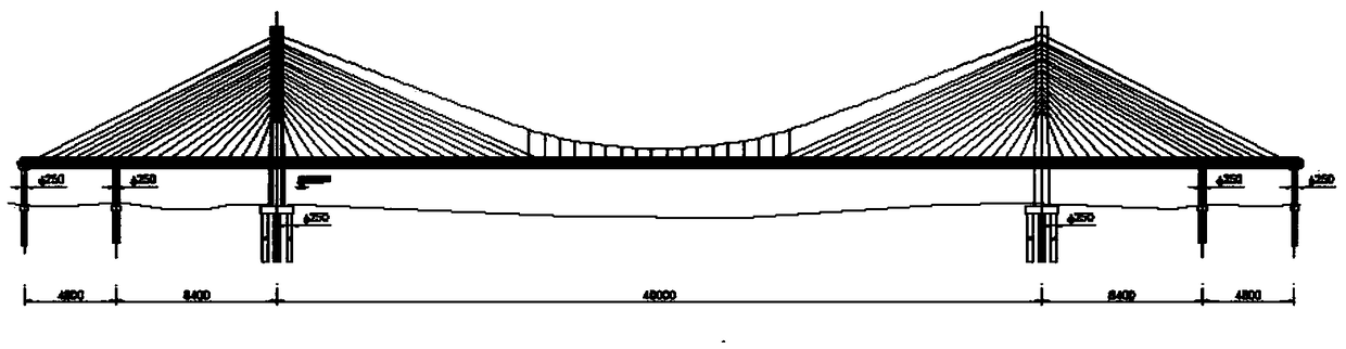 A long-span bridge seismic response time history analysis method