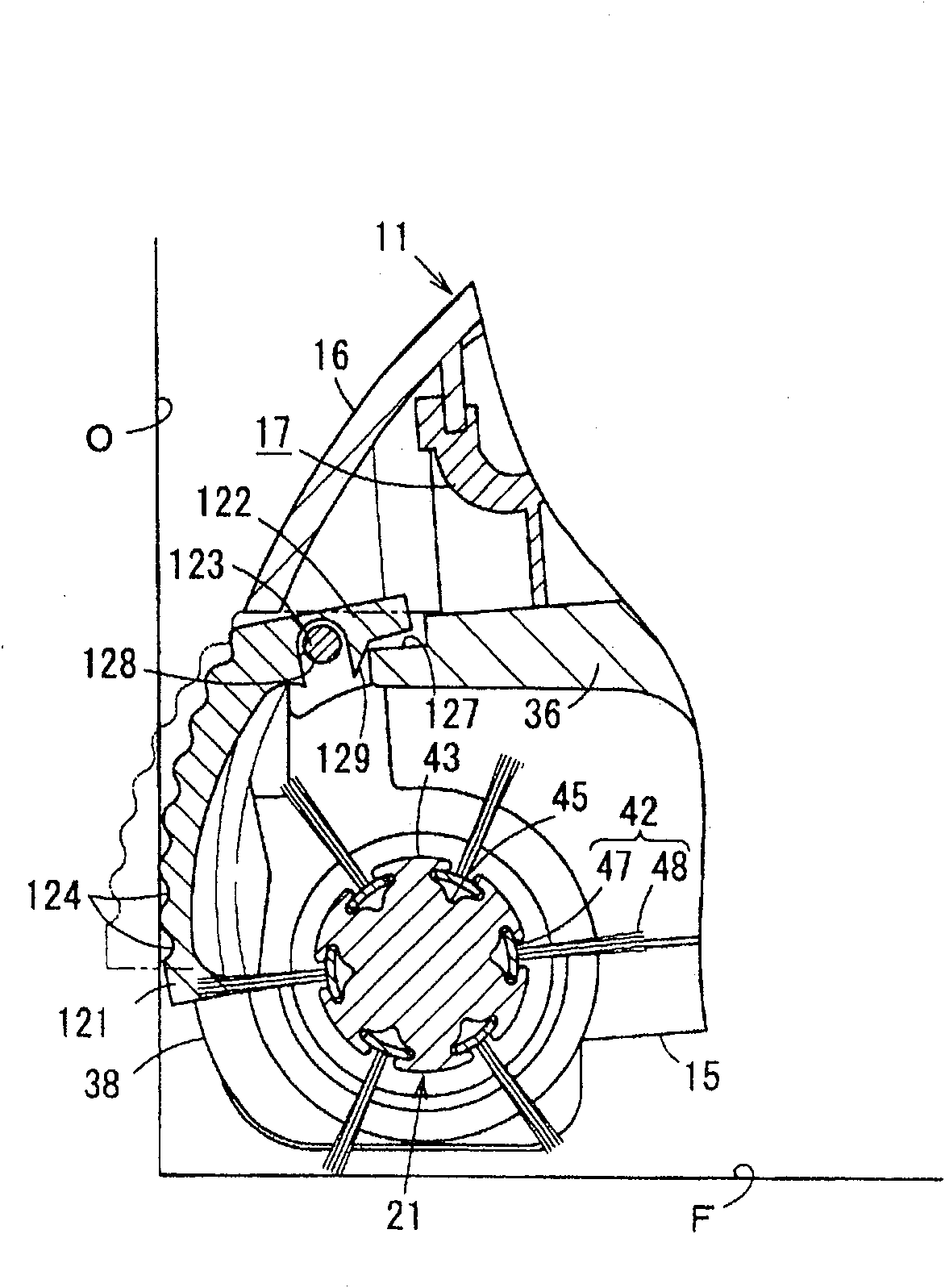 Electric cleaner and suction mouth body