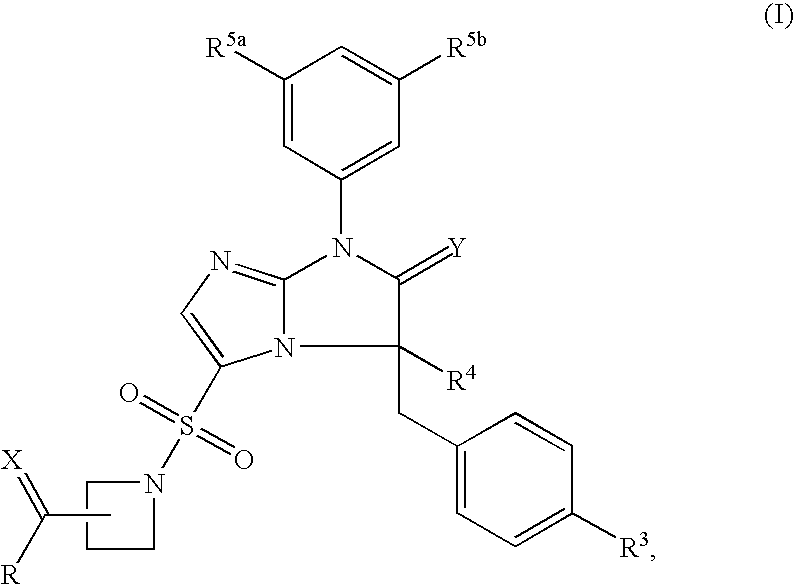 DERIVATIVES OF [6,7-DIHYDRO-5H-IMIDAZO[1,2-a]IMIDAZOLE-3-SULFONYL]-AZETIDINE-CARBOXYLIC ACIDS, ESTERS AND AMIDES