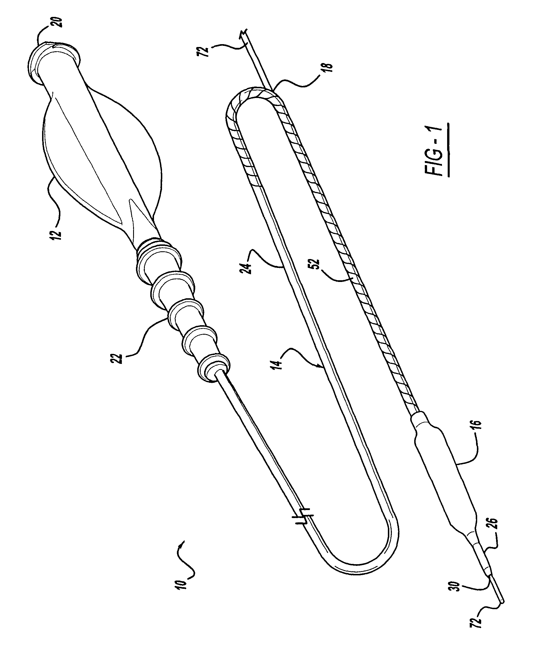 Rapid-exchange balloon catheter shaft and method