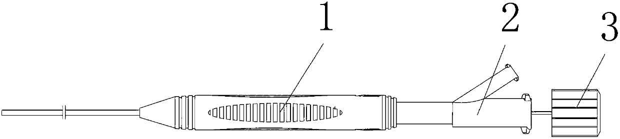 Injection device used under medical endoscope