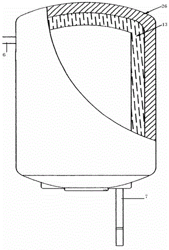 Solar water heater intelligently controlled according to period of time