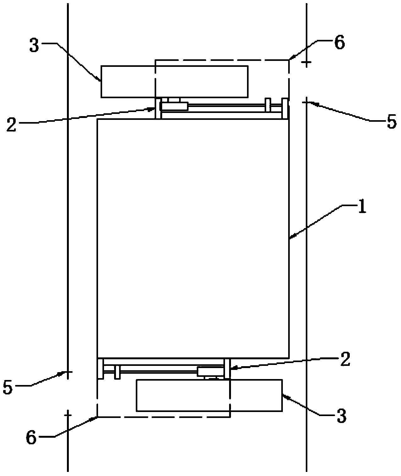 Elevator safety protection device for preventing cage from accidental movement and working method of elevator safety protection device