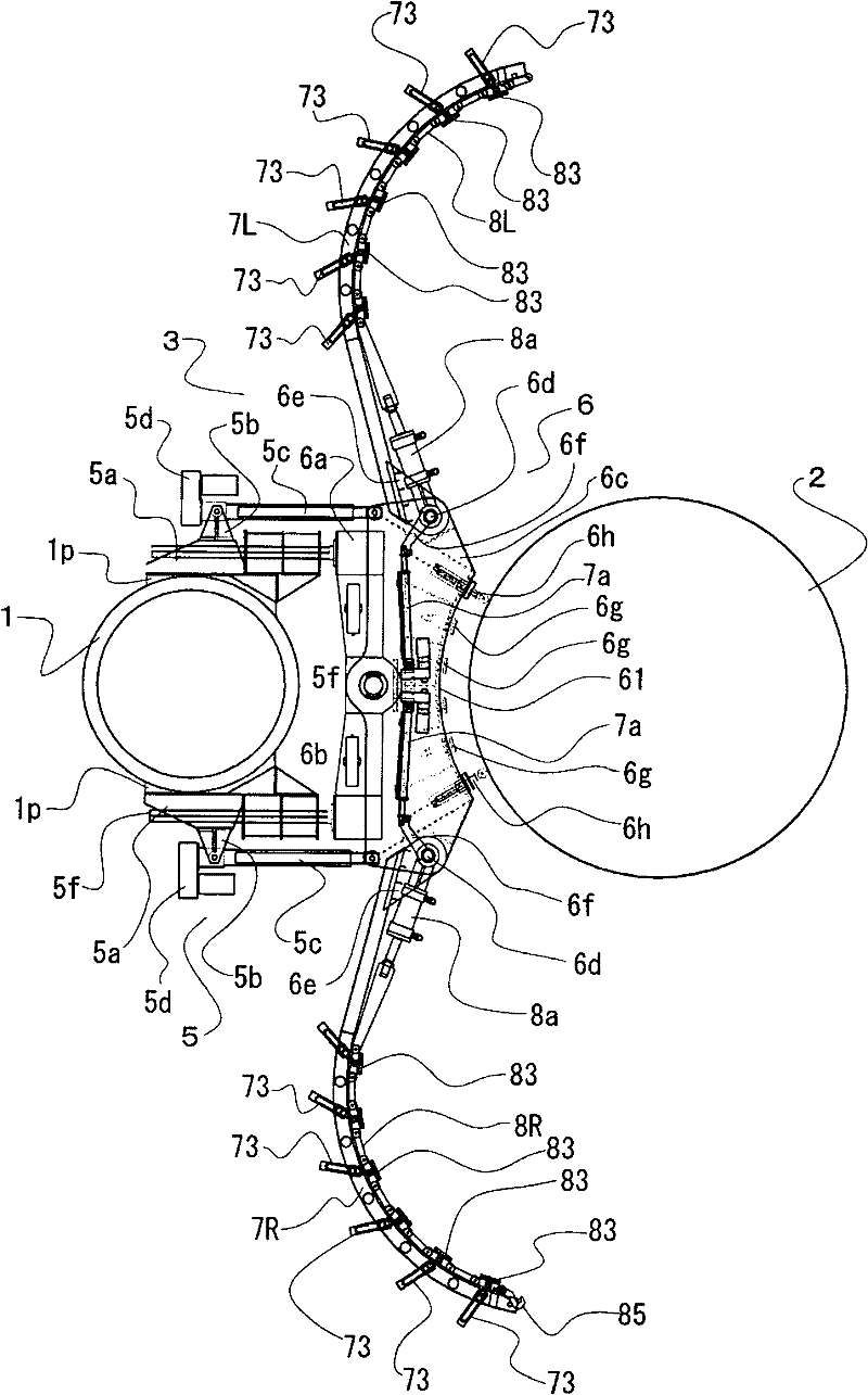 Apparatus for supporting telescopic boom for mounting crane to construct pillar of tower shaped structure and method for constructing pillar