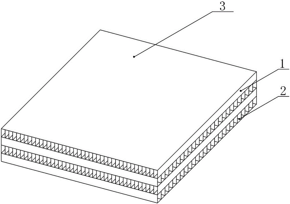 Trapezoidal plate-fin heat exchanger provided with stabs
