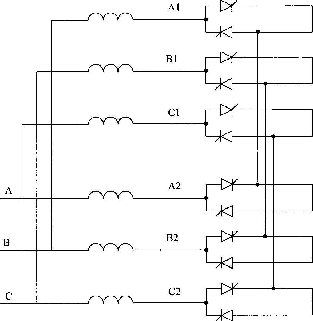 Reconstruction configuration method for two six-pulse parallel connection commutation group valve