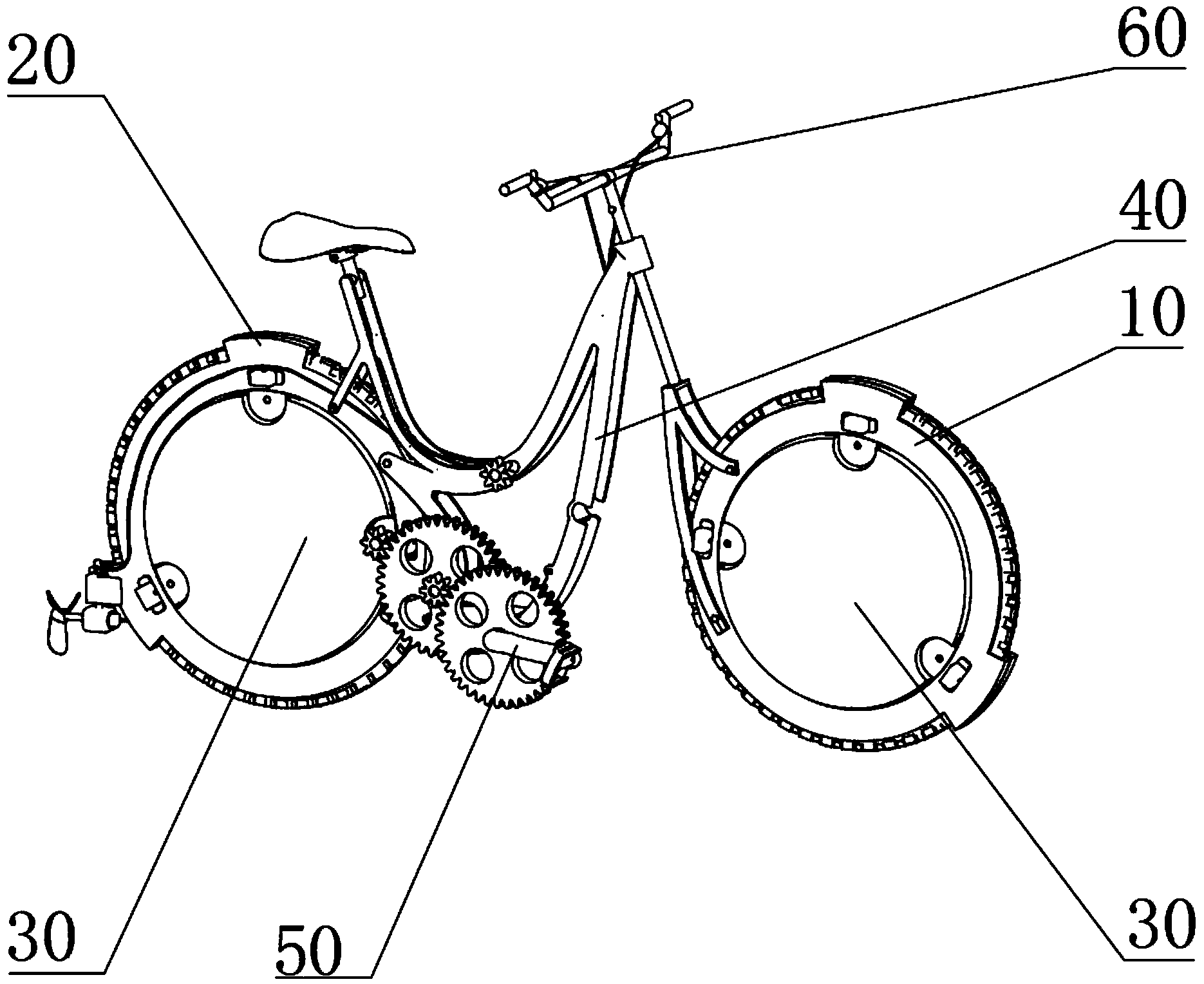 Amphibian bicycle