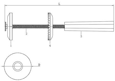 Absorbable skull lock for fixing bone flap and manufacturing method of absorbable skull lock