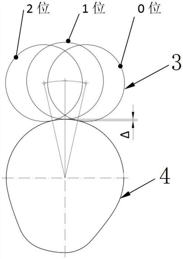 Tappet capable of offsetting valve clearance changes