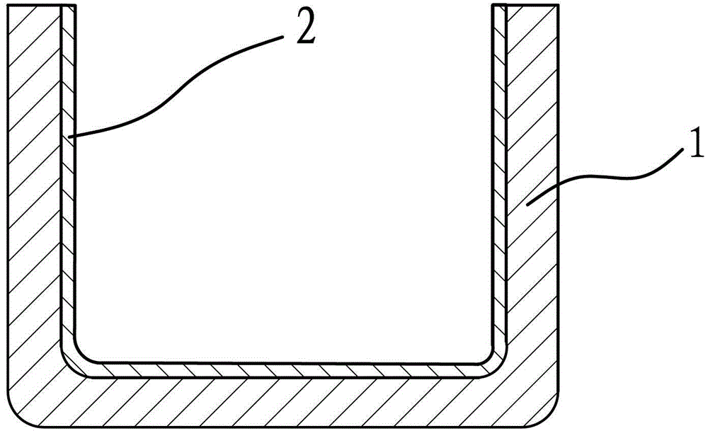 Crucible for melting crystalline silicon, method for producing crucible and spray coating liquid