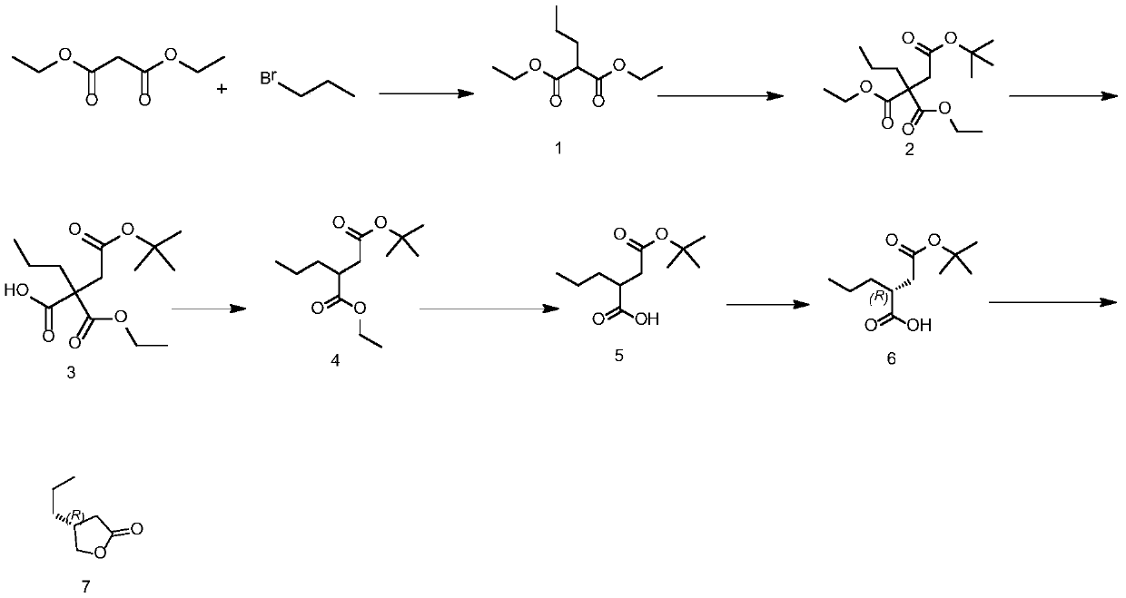 Preparation method of Brivaracetam intermediate