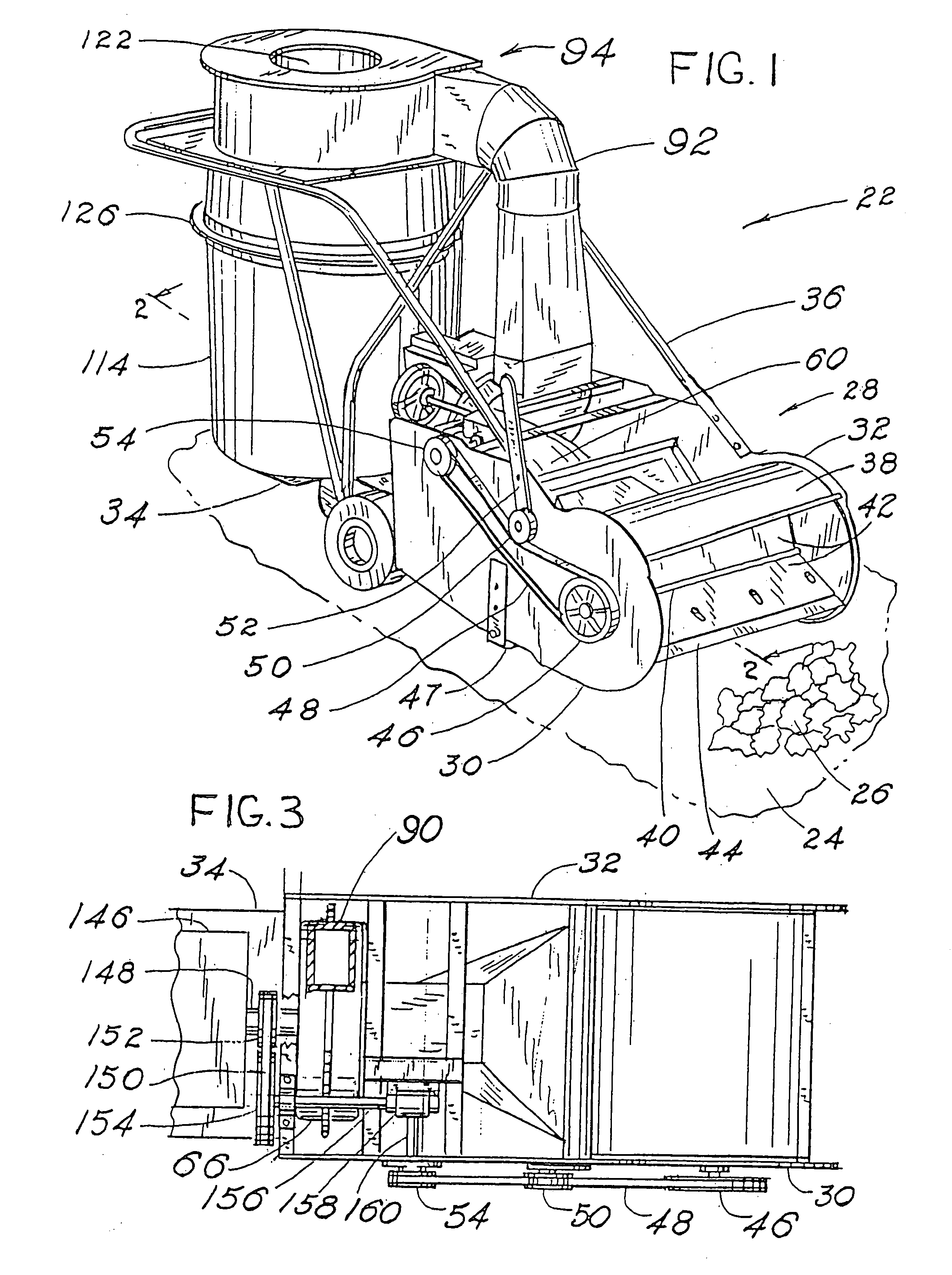 Collector and separator apparatus for lawn and garden
