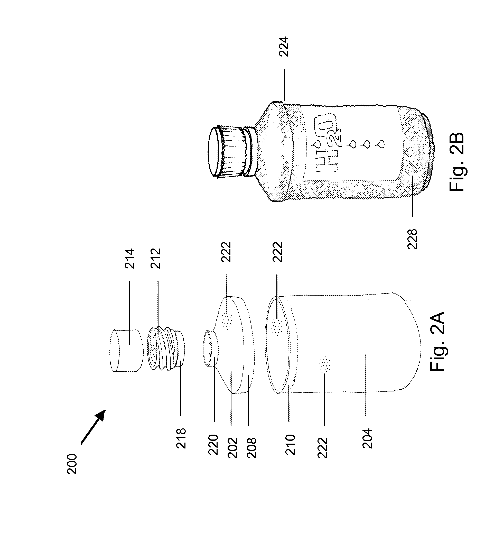 Biodegradable container for liquid and/or semi-solid products