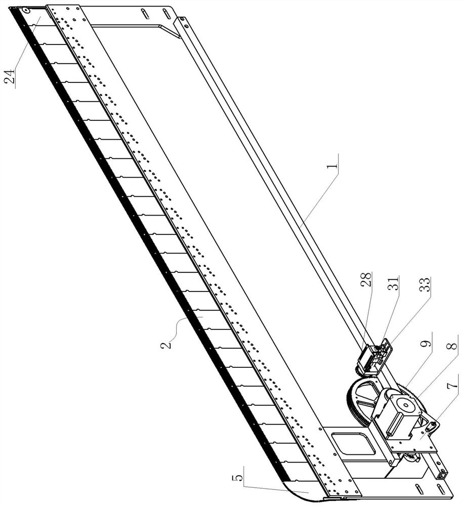 Automatic steel wire threading device