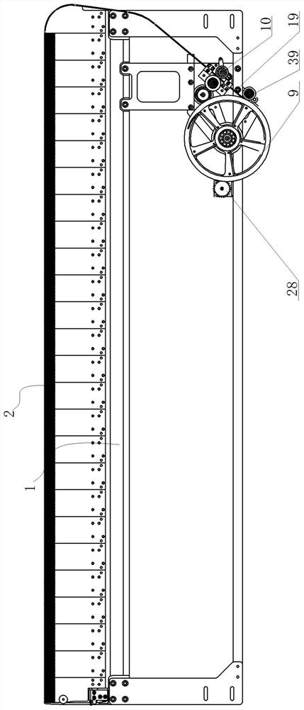 Automatic steel wire threading device