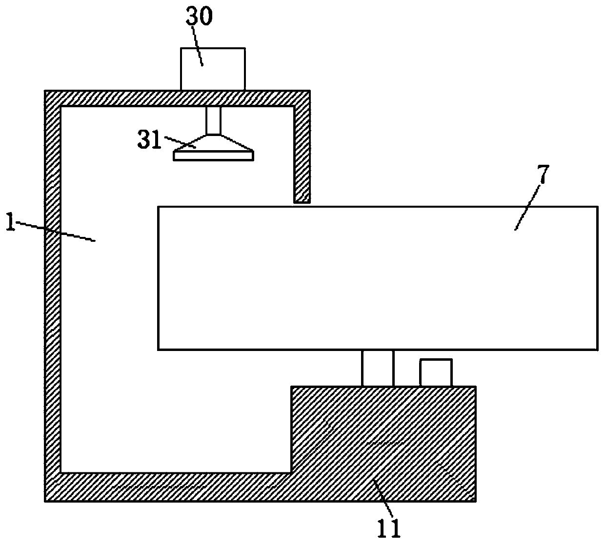 Processing device for third-generation semiconductor material